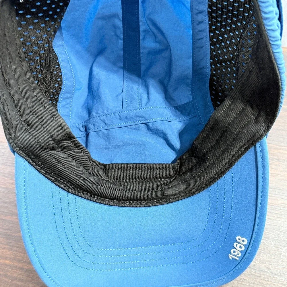 The North Face Class V Camp Hat One Size Blue 5 Panel Nylon Strapback Cap TNF